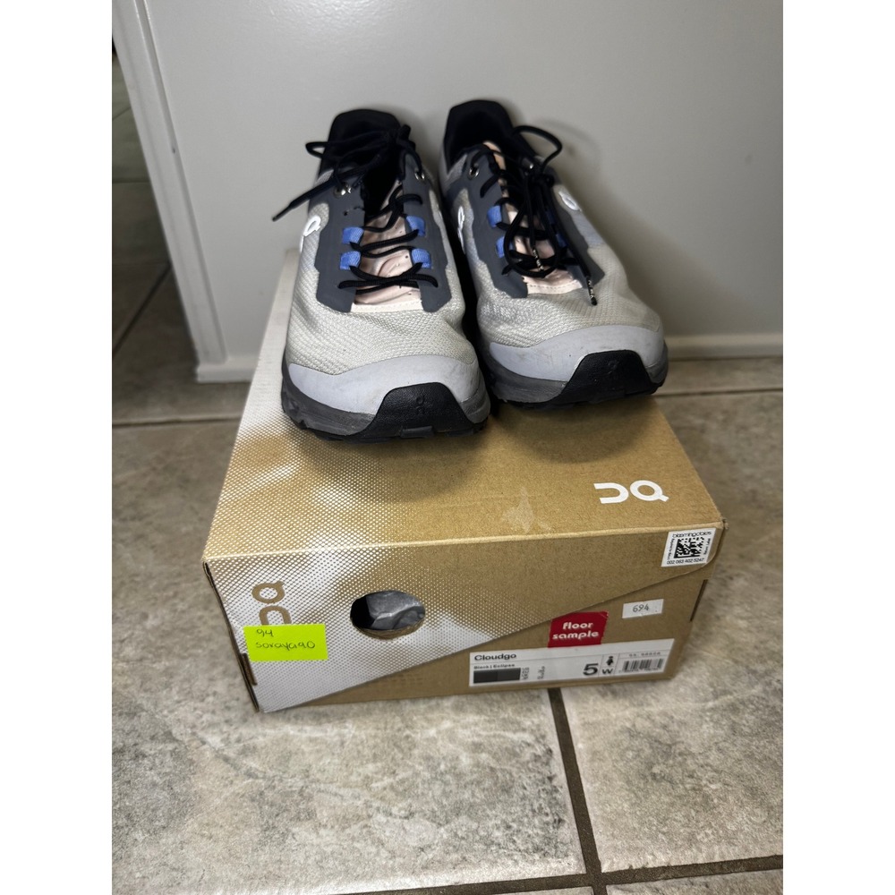 On Cloud Women's Running Shoes Gray Blue Lace Up Athletic Sneakers size 7